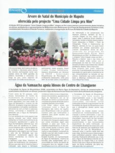 Jornal Encontro, Arvore de Natal Maputo